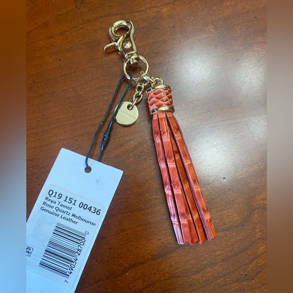🆕🔥BRAHMIN🔥Reya Tassel in Rose Quartz - NWT